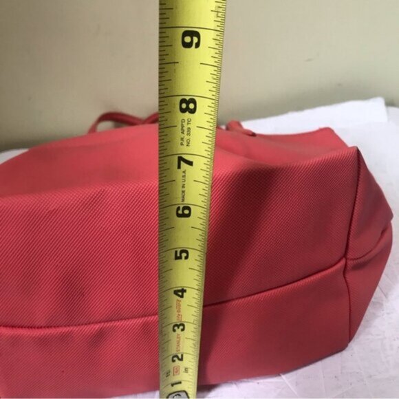 Lacoste L.12.12 Medium Tote Bag Coated Canvas Zip Top Shoulder bag Travel Preppy - Picture 10 of 16